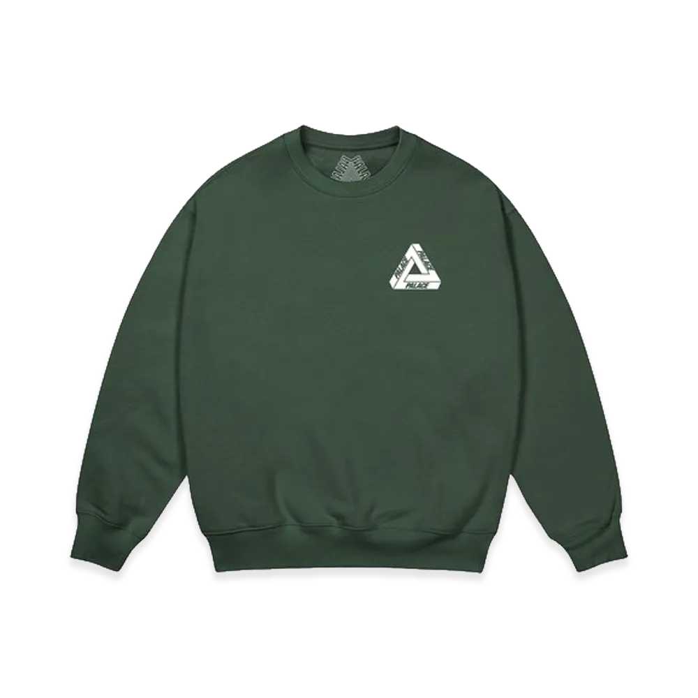 PALACE Tri-Ferg Crew "Racey Green"