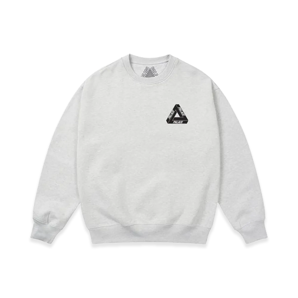 PALACE Tri-Ferg Crew "Grey Marl"