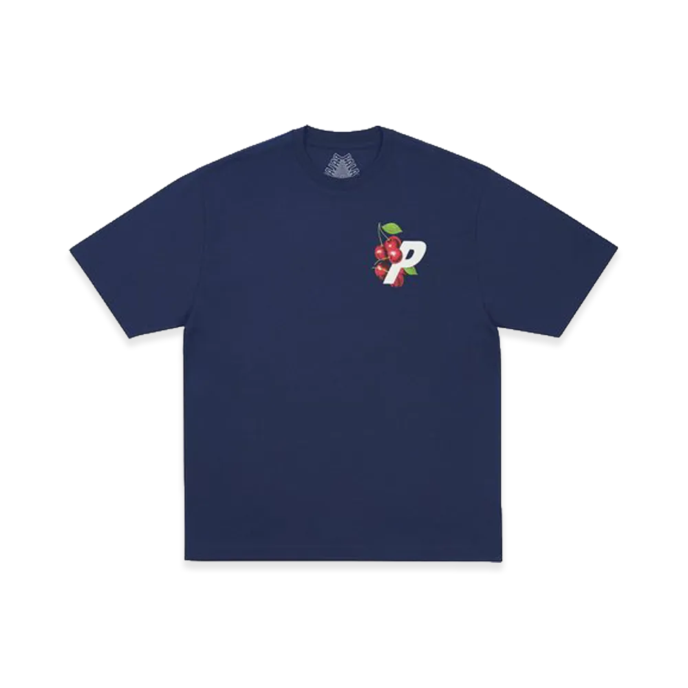 PALACE Cherry P T-Shirt "Navy"