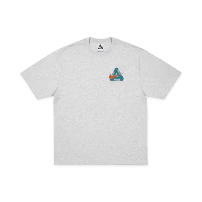 PALACE x Nike Tri-Swoosh T-Shirt "Grey"