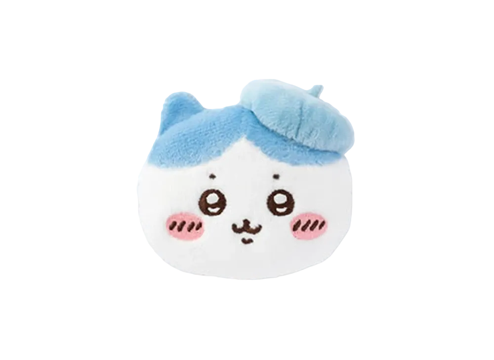 Gray Parka Service "Tokyo souvenir OKAO Plush Badges" -Chiikawa- Hachiware