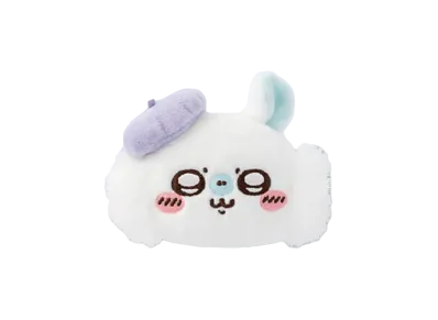 Gray Parka Service "Tokyo souvenir OKAO Plush Badges" -Chiikawa- Momonga