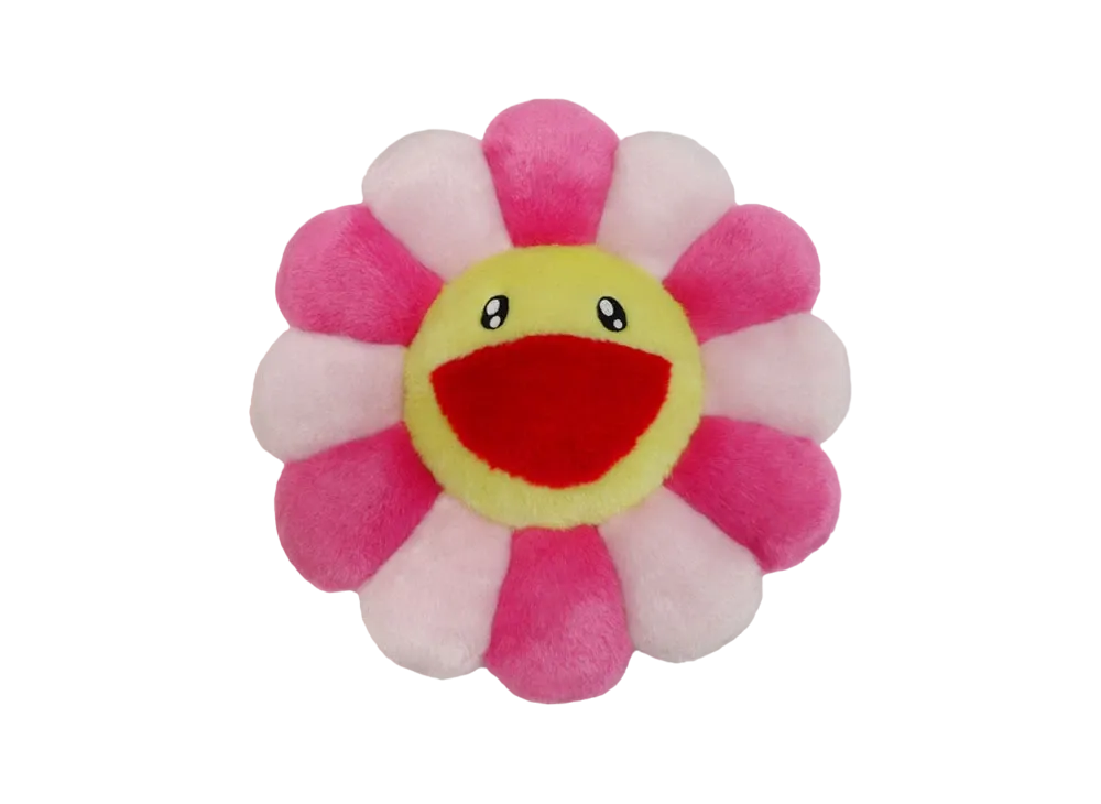 Kaikai Kiki -Takashi Murakami- Flower Cushion / Pink & Light Pink & Yellow (30cm)