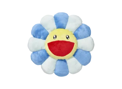 Kaikai Kiki -Takashi Murakami- Flower Cushion / Blue & Light Blue & Yellow (30cm)