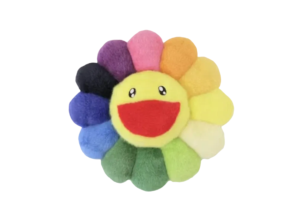 カイカイキキ『村上隆』お花クッション / レインボー (30cm)の カイカイキキ『村上隆』お花クッション / レインボー (30cm)の