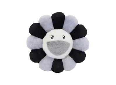 Kaikai Kiki -Takashi Murakami- Flower Cushion Black & Gray & White (30cm)