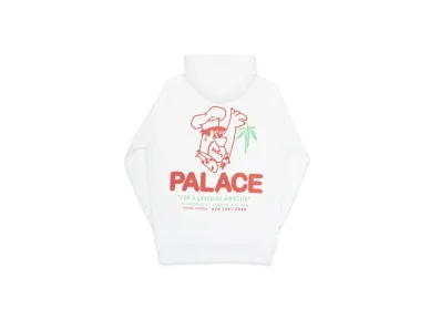 PALACE Caveman Hood "White"