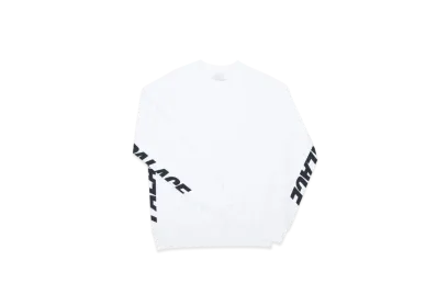 PALACE Paneled Crew "White"