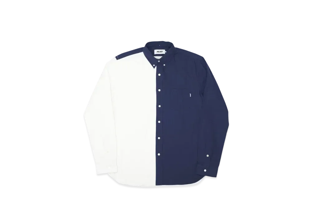 PALACE Boojie Shirt 2 Tone "Navy White"