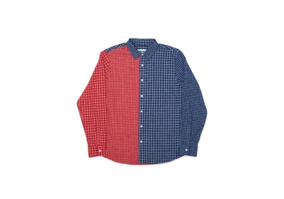 PALACE Over Shirt "Navy Red"