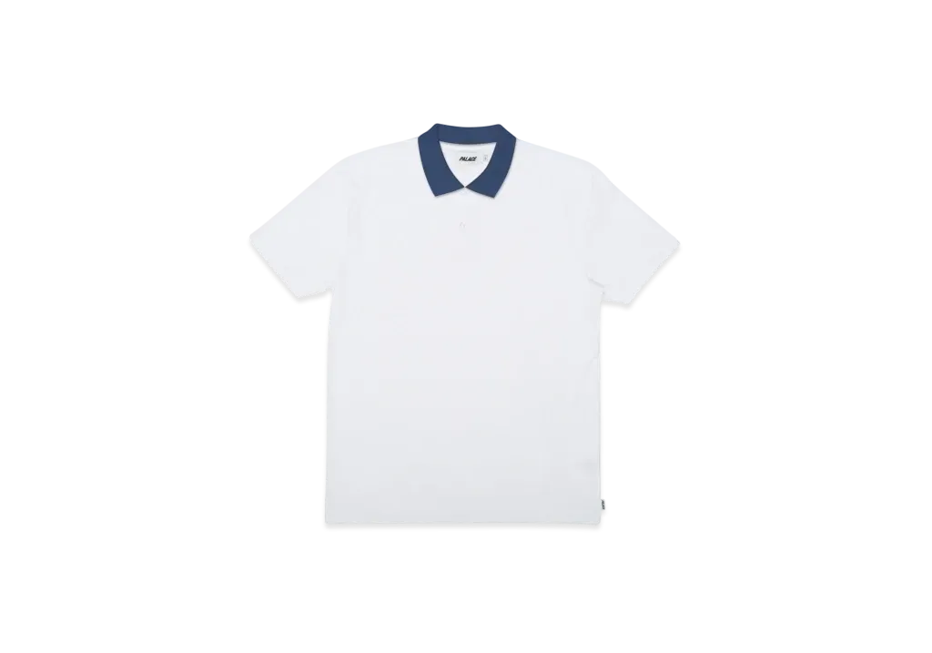 PALACE Pique Polo "White"