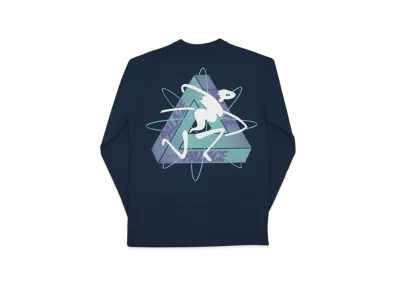 PALACE Tri-Spaced Longsleeve "Navy"