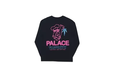 PALACE Caveman Longsleeve "Black"