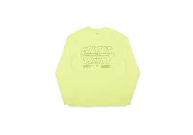 PALACE Effect L/S T-Shirt "Yellow"