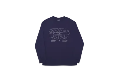 PALACE Effect L/S T-Shirt "Purple"