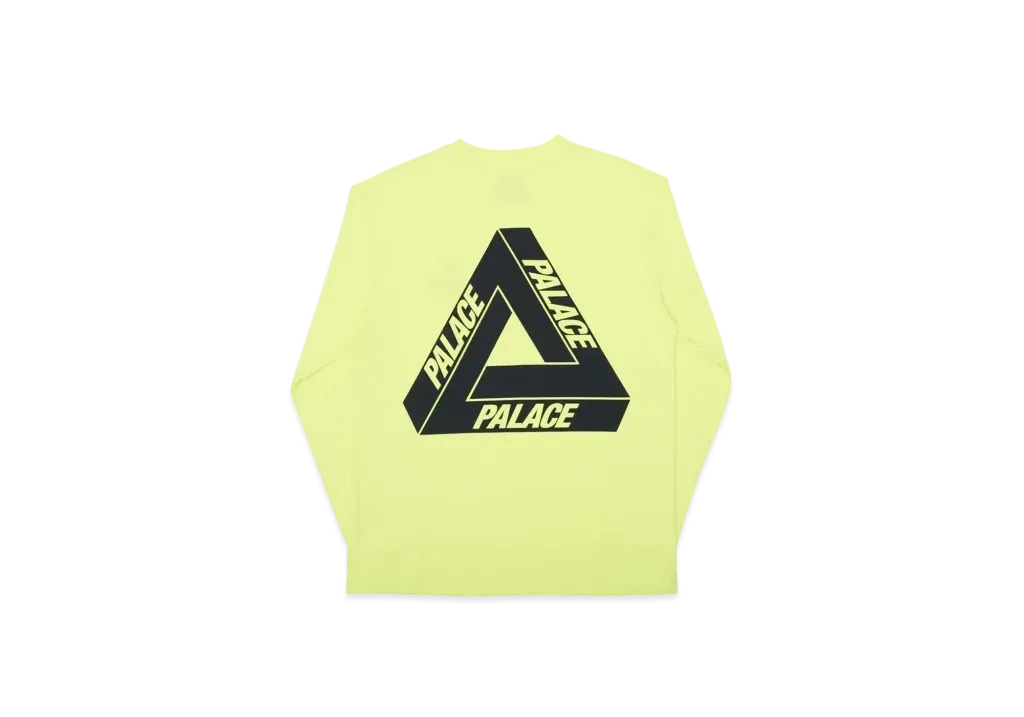 PALACE Tri-Ferg L/S T-Shirt "Yellow"