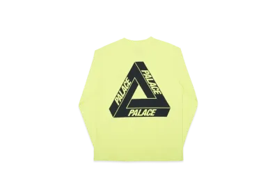 PALACE Tri-Ferg L/S T-Shirt "Yellow"