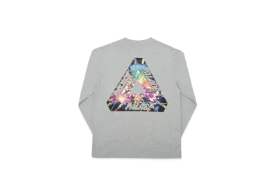 PALACE Tri-Works L/S T-Shirt "Grey"