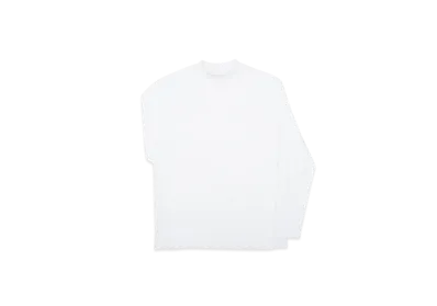 PALACE Panelled Pique L/S T-Shirt "White"