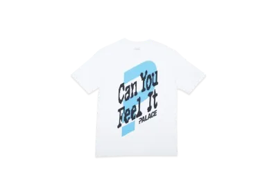 PALACE Can You Feel It T-Shirt "White"