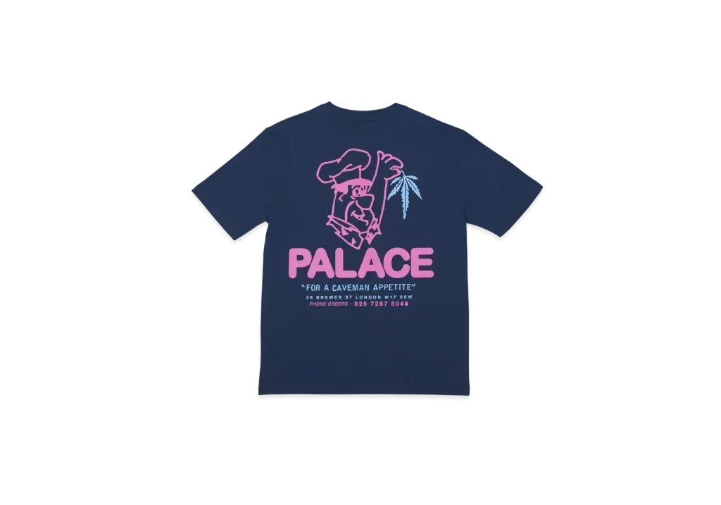 PALACE Caveman T-Shirt "Navy"