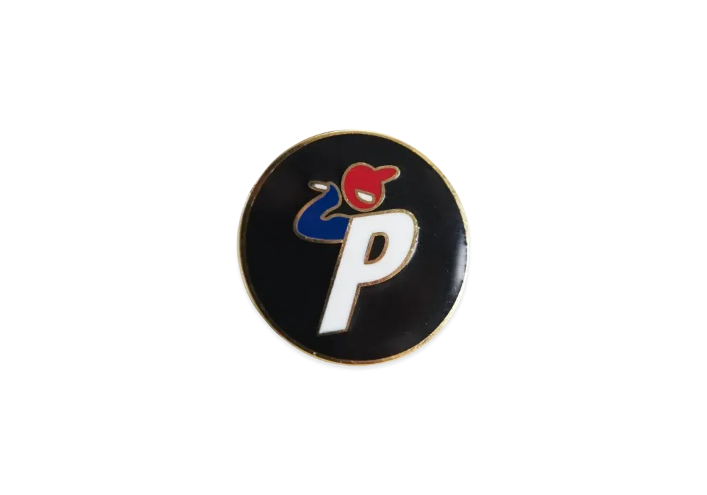 PALACE Bunning Man Pin "Black"