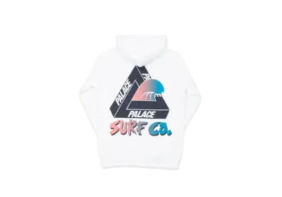PALACE Surf CO Hood "White"