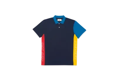 PALACE Block Polo "Navy"