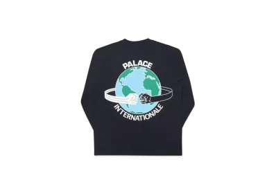 PALACE Fist Bump L/S T-Shirt "Black"