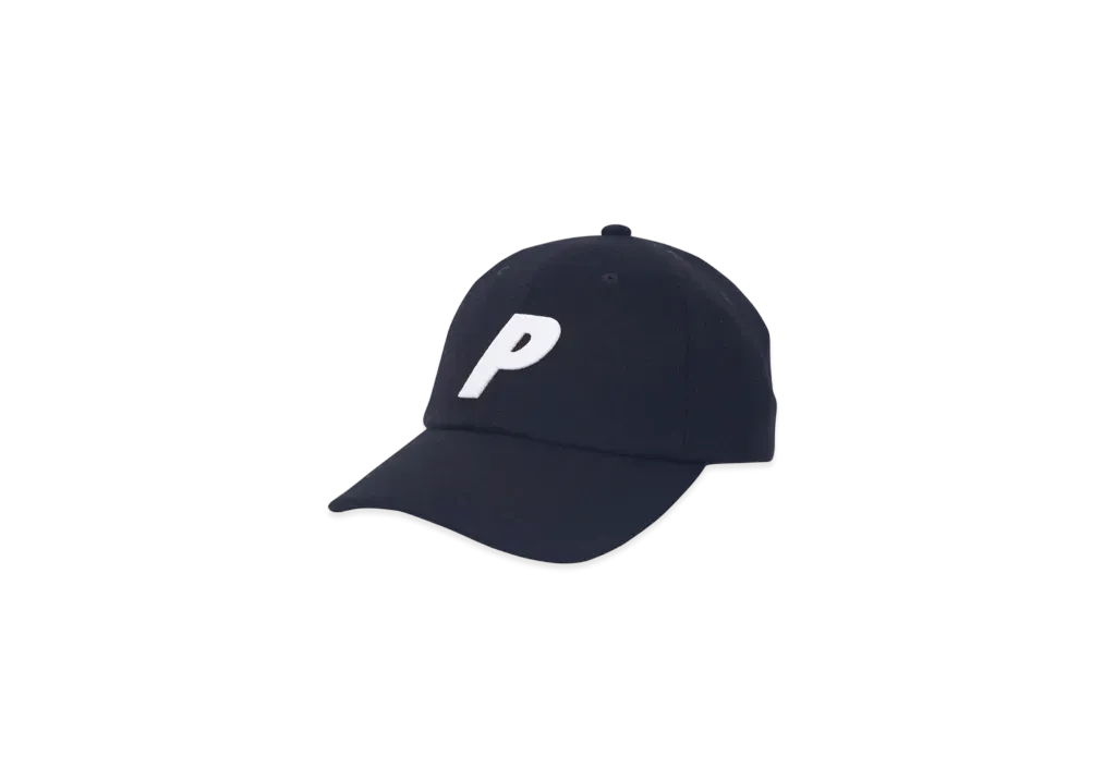 PALACE Wool P 6-Panel "Black"
