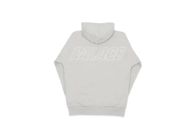 PALACE Waffle Zip Hood "Grey"