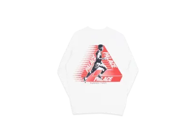 PALACE Running Tings Crew "White"