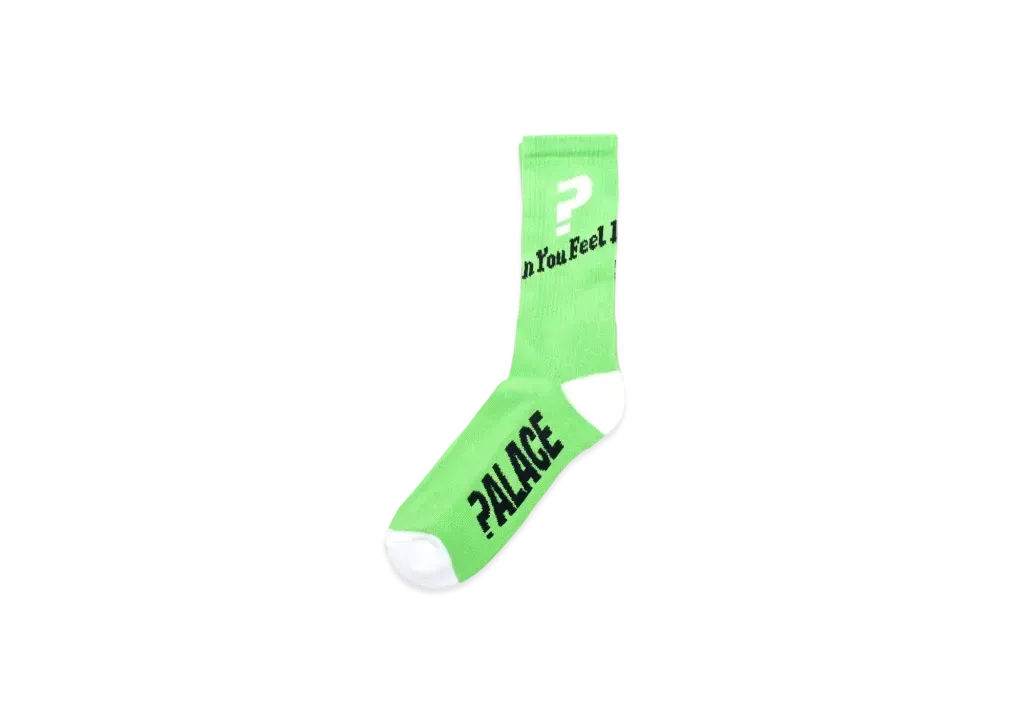 PALACE Can You Feel It Sock "Green"