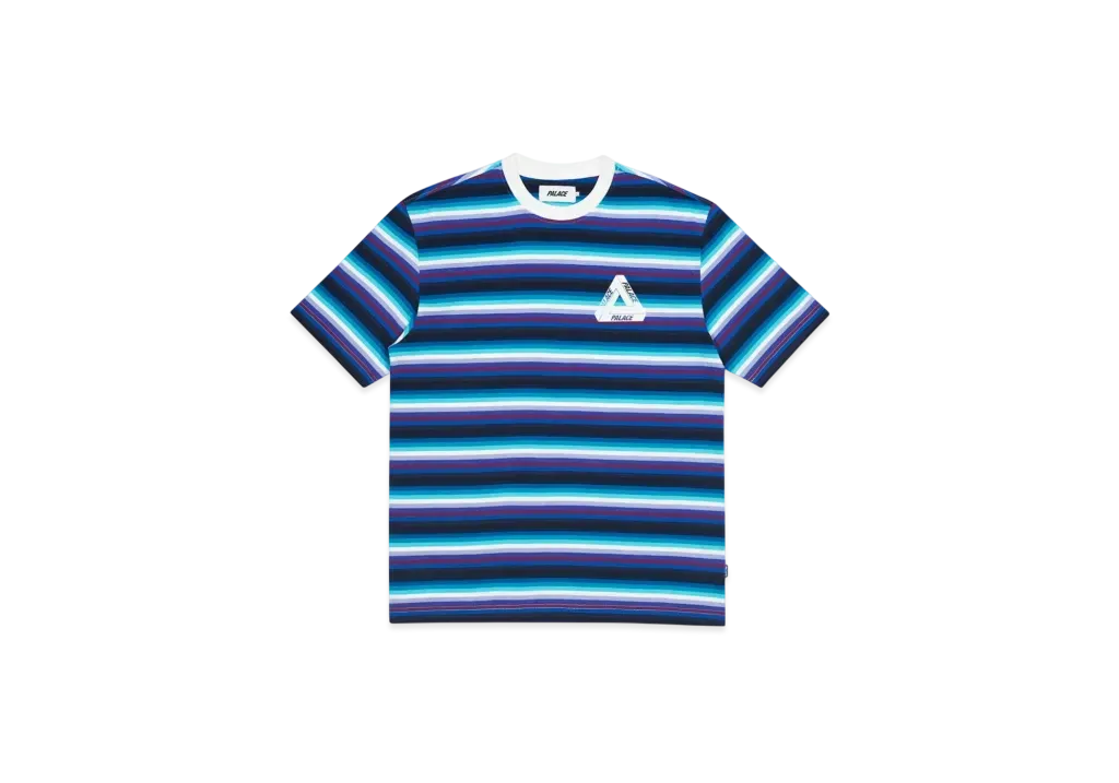 PALACE Thin Stripe T-Shirt "Blue"