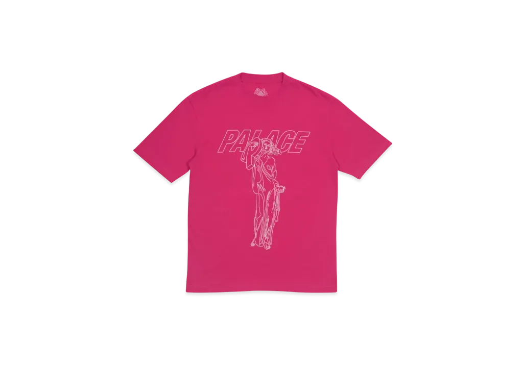 PALACE P Statue T-Shirt "Pink"