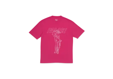 PALACE P Statue T-Shirt "Pink"