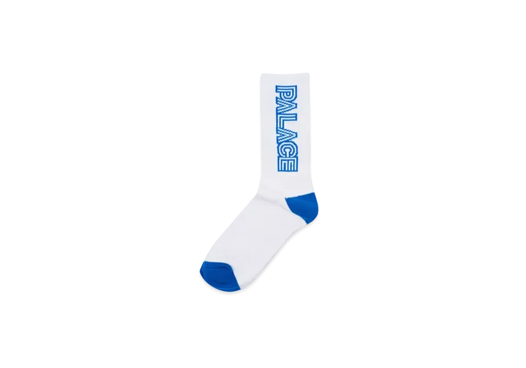 PALACE U-Top Sock "White"