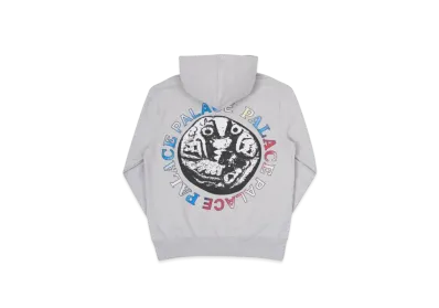 PALACE San Swirly Hood "Grey Marl"