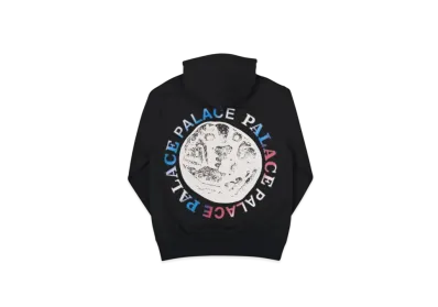PALACE San Swirly Hood "Black"