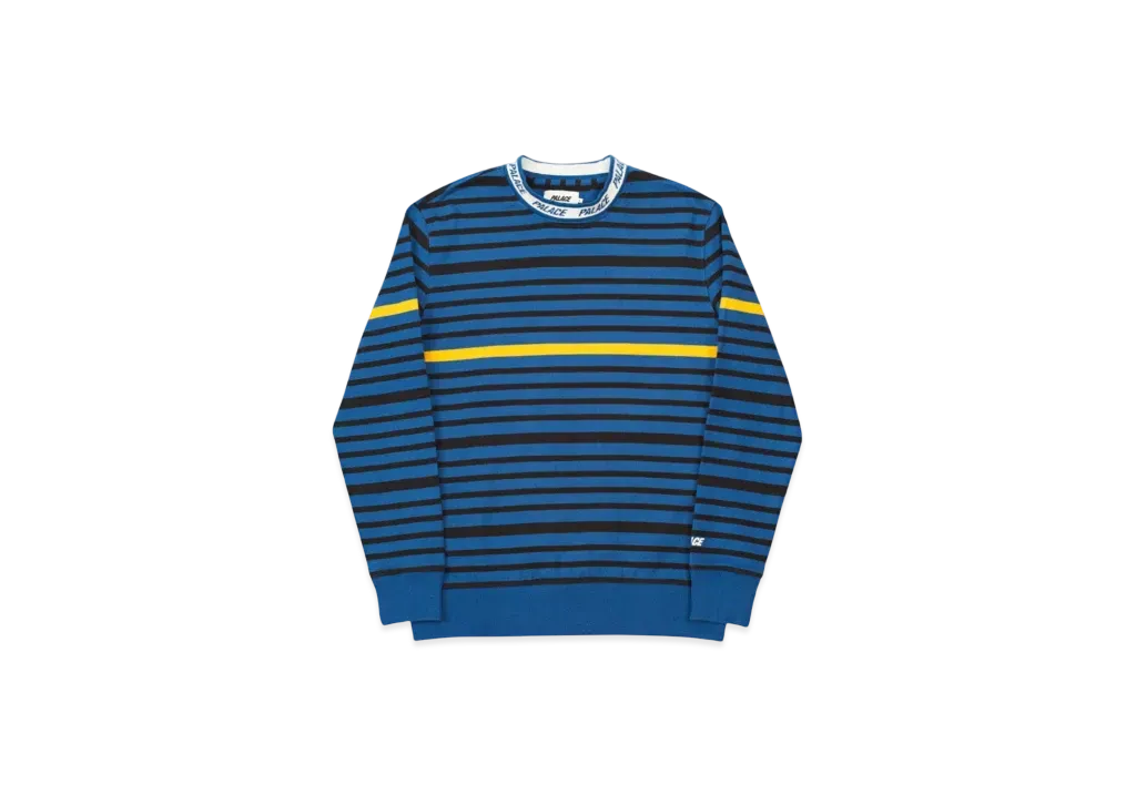 PALACE Logo Neck Top "Blue"