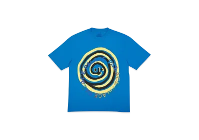 PALACE Curly Swirly T-Shirt "Blue"