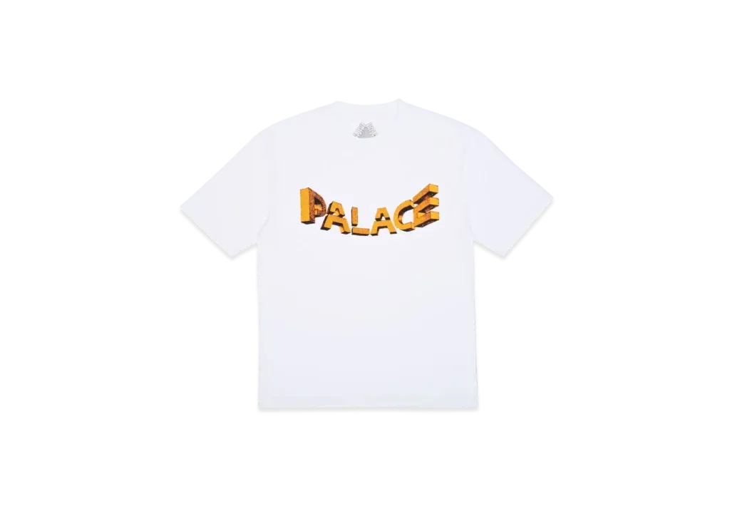 PALACE Warp Font T-Shirt "White"