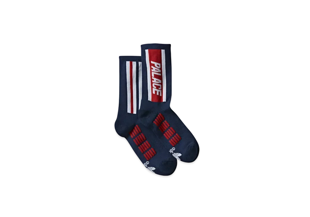 PALACE x Adidas Team Sock "Indigo White"