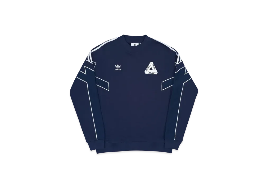 PALACE x Adidas TT Crew "Indigo"