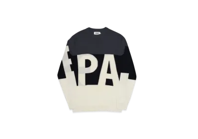 PALACE Jumbo Font Knit "Grey Black"