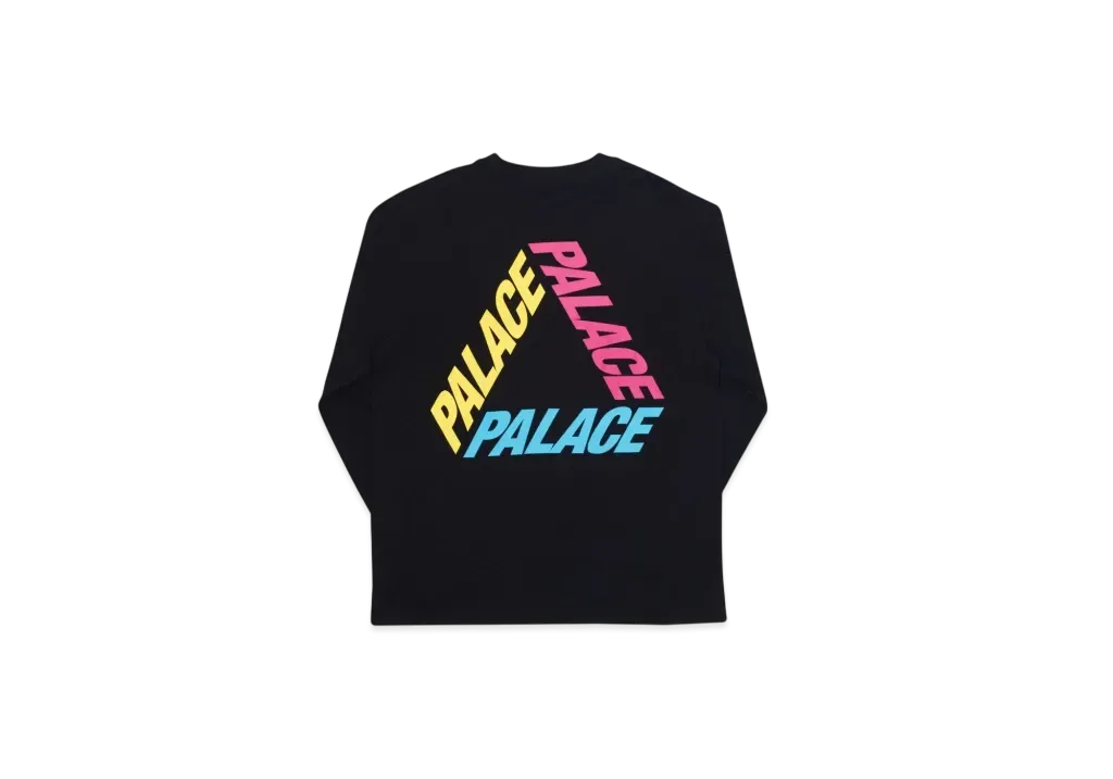 PALACE P 3 L/S T-Shirt "Black Multi"