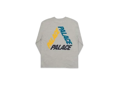 PALACE P 3 L/S T-Shirt "Grey Multi"