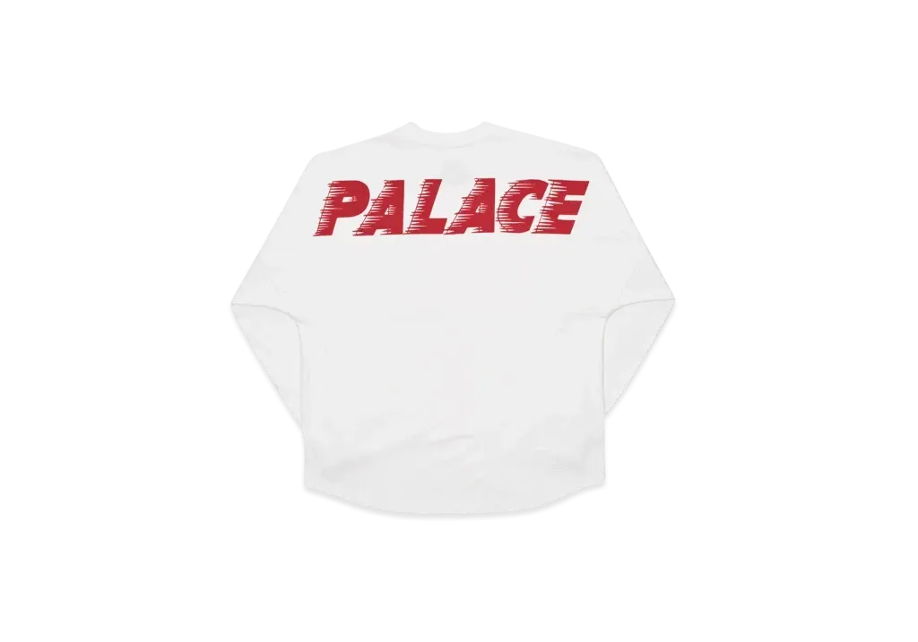 PALACE Fast Heavyweight L/S T-Shirt "White"