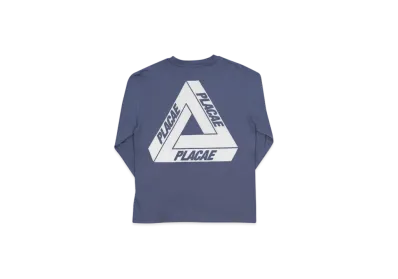 PALACE Placae L/S T-Shirt "Grey"