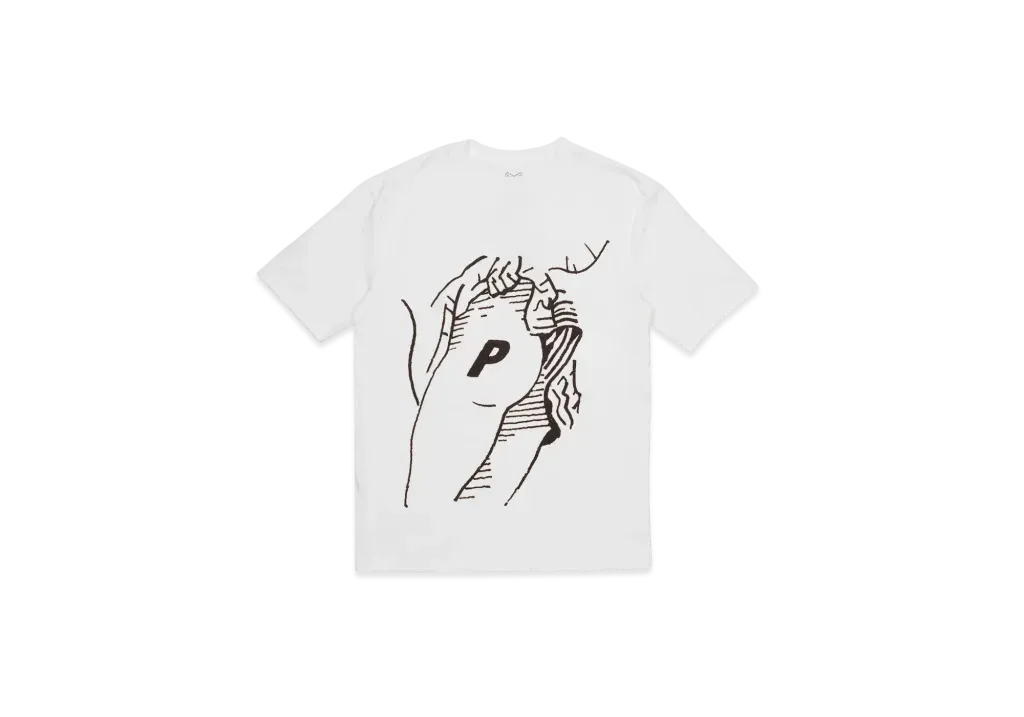 PALACE P-Bum T-Shirt "White"